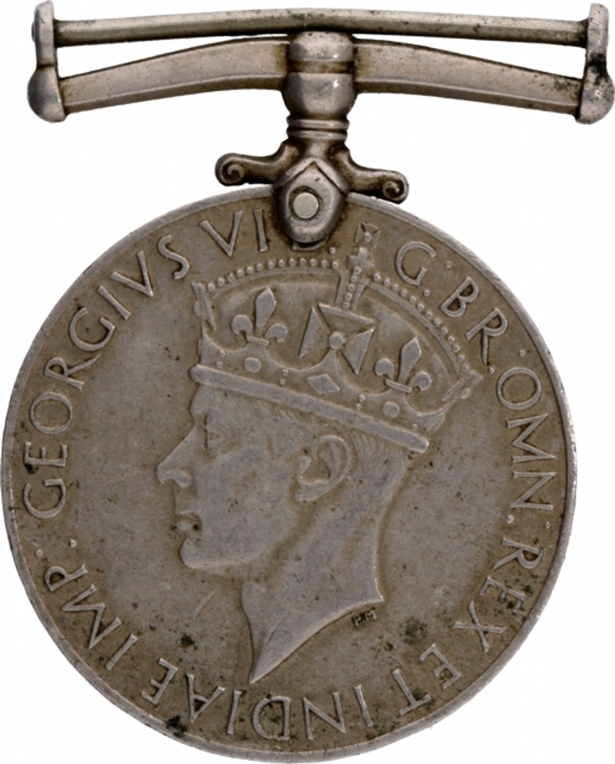 Copper Nickel Second World War Medal of King George VI. | Auction