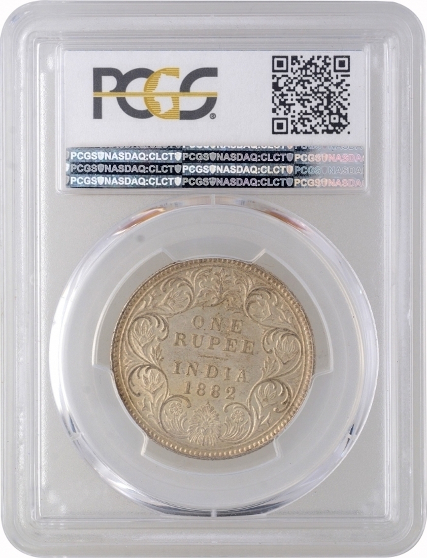Robby取引 Silver One Rupee Coin of Victoria Empress of Bombay Mint of 1882