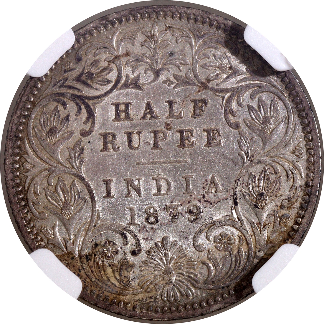 牧*場様 廃盤レア RUSH THE SECTOR 1 2 3 15CD+3DV Extremely Rare 1879 NGC XF 40 Graded Silver Half Rupee Coin of