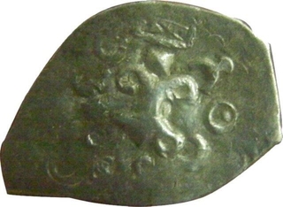 Punch Marked Silver Quarter Karshapana Coin of Saurashtra Janapada.