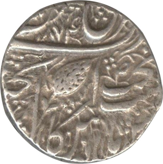 Silver Rupee Coin of Ranjit Singh of Sikh Empire.