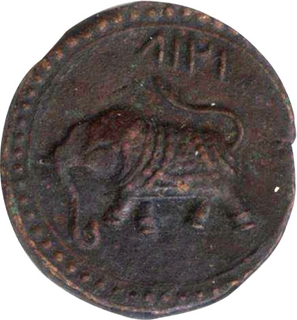 Copper Paisa Coin of Tipu Sultan of Mysore State.