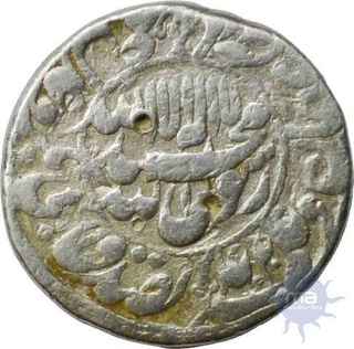 Silver Rupee of Shah Jahan of Lahore mint.