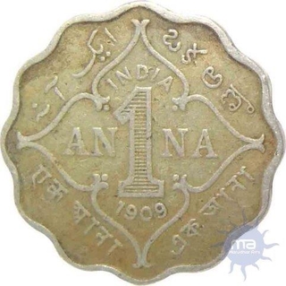 1909, King Edward VII, 1 Anna.