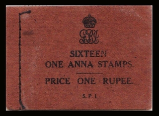 Booklet Block of Four Stamps of King George V of 1934.