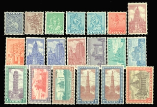 Second  Anniversary of Independence of Archaeological and Historical Monuments of Complete Set of Twenty stamps of 1949.