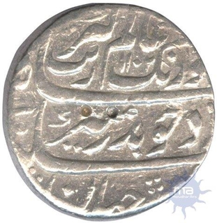 Silver Rupee Coin of Aurangzeb Alamgir of Ahamadabad Mint.