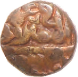 Copper Paisa Coin of Muhammed Adil Shah Suri of Delhi Sultanate.