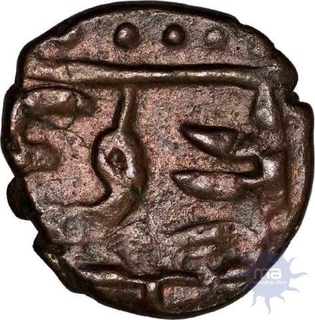 Copper Half Paisa of Marathas of Chhatrapati Shivaji Maharaj.