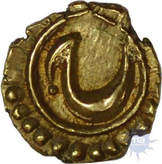 Gold Fanam of Mysore Kingdom of Tipu Sultan of Patan of AM 1219.