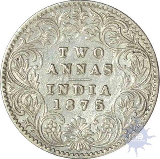 2 Annas of British India Coin of 1885