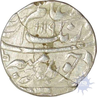 Silver Rupee of Aurangzeb Alamgir of Junagarh Mint.