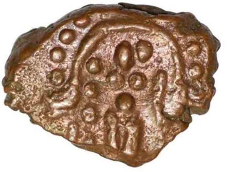 Copper Kasu Coin of Madurai Nayakas.