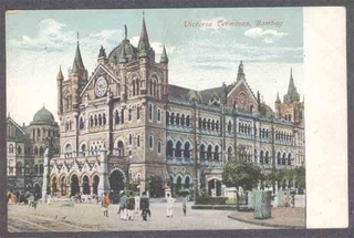 Picture Post Card of Victoria Terminus. 