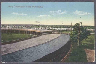 Picture Post Card of Army Concentration Camp. 