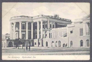 Picture Post Card of The Residenty of Hyderabad.