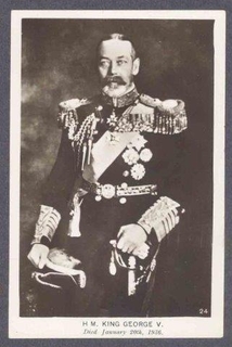 Picture Post Card of His Ministry King George V. 