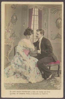 Picture Post Card of Romantic.