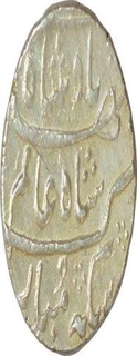 Silver One Rupee Coin  of Shah Alam Bahadur of Surat Mint.