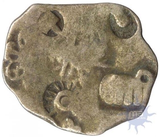 Punch Marked Silver Coin Of Magadha Janapada.