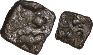 Lead Coins of Satakarni I of Satavahana Dynasty.