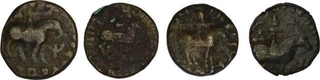 Copper Coins of Azilises of Indo Scythians.