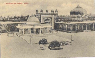 Picture Post card of Agra.