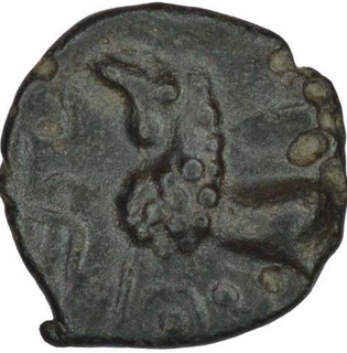 Potin Coin of Satakarni I of Satavahana Dynasty.