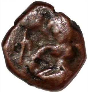 Copper Coin of Ujjaini of City State.