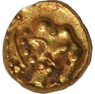 Gold Fanam Coin of Western Ganga Dynasty.