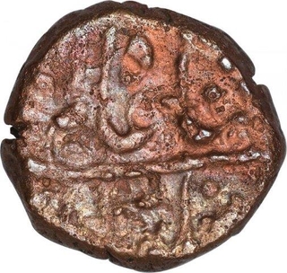 Copper One Paisa Coin of Ratlam State of Non Raej Series.