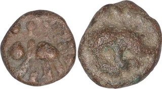 Lead coin of Chudasama Dynasty of Mandsore.