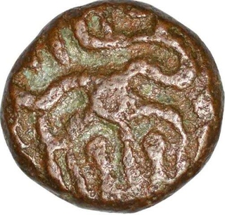 Copper Kasu Coin of Maravarman Sundara Pandya I of Imperial Pandyas.