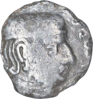 Silver Drachma Coin of Rudrasimha I of Western Kshatrapas.