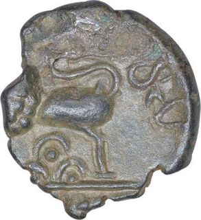 Potin Coin of Pulumavis of Satavahana Dynasty.