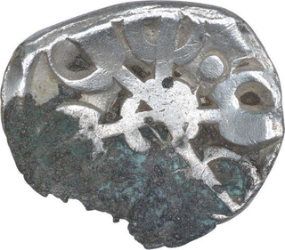 Punch Marked Silver Shana Coin of Gandhara Janapada.