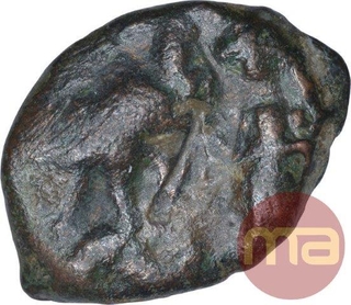 Copper Coin of Bhadra and Mitra Dynasty.