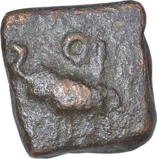 Copper Coin of Maharathis of Andhra.