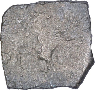 Copper Alloy Coin of Satakarni I of Vidarbha Region of Satavahana Dynasty.