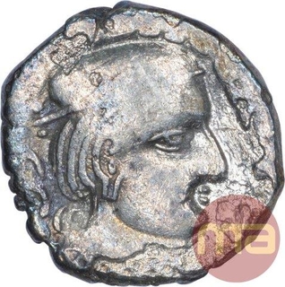 Silver Drachma Coin of Yashodaman I of   Kardamaka Family of Western Kshatrapas.