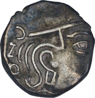 Silver Drachma Coin of Kumaragupta Iof Gupta Dynasty.