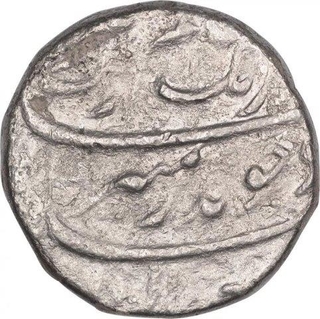 Silver One Rupee Coin of Aurangzeb Alamgir of Kabul Dar ul Mulk Mint.