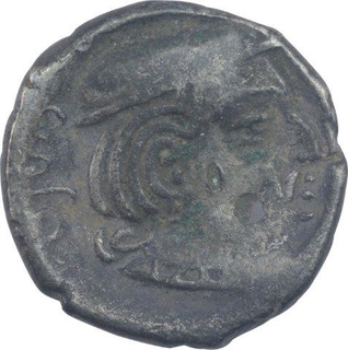 Rare Silver Drachma Coin of Rudrasena II of Kardamaka Family of Western Kshatrapas.