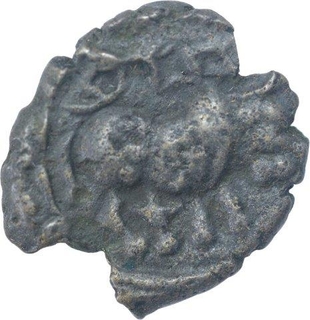 Potin Fractional Coin of Post Vakataka.