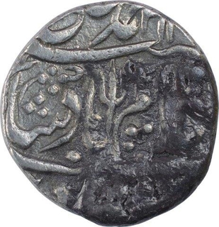 Silver One Rupee Coin of Kora Mint of Maratha Confederacy.