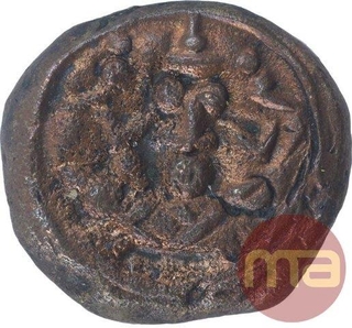 Copper Kasu Coin of Tanjor Maratha.