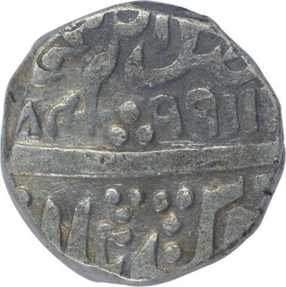 Silver One Rupee Coin of Jayaji Rao of Jhansi Mint of Gwalior.