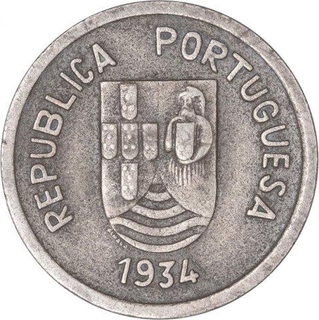 Cupro Nickel Two Tanga Coin of Portuguese Administration of Indo Portuguese.