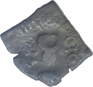 Potin Coin of Satkarni I of Paunar Region of Satavahana Dynasty.