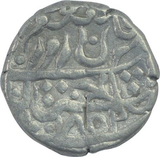 Silver One Rupee Coin of Karauli State.